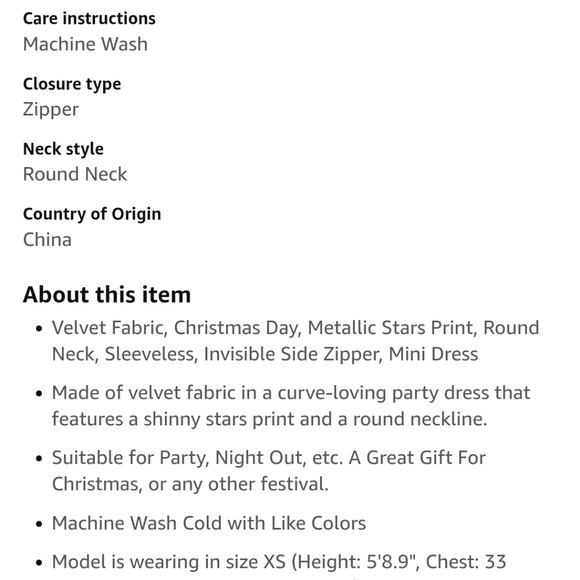 Allegra K Gold & Silver Stars Dress S - Picture 9 of 13